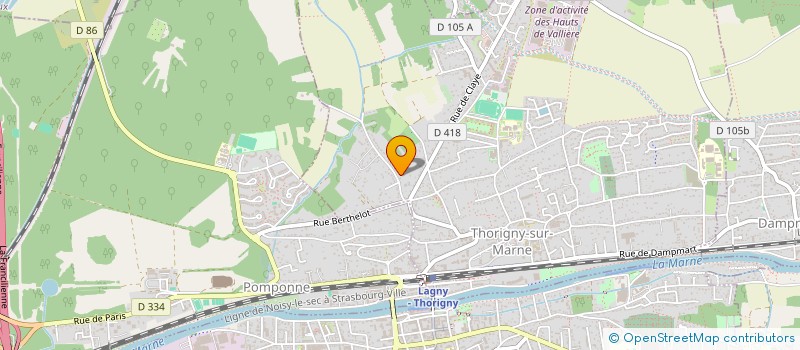 localisation de l'entreprise SCI VILA REAL  LAGNY-SUR-MARNE