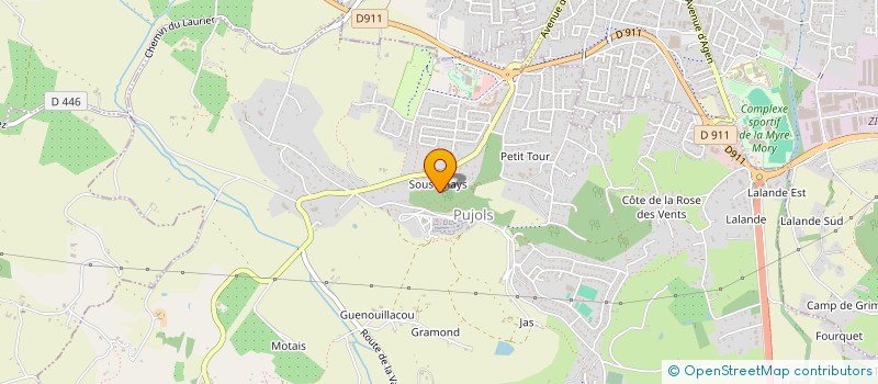 localisation de l'entreprise SCI VILAIN  PUJOLS