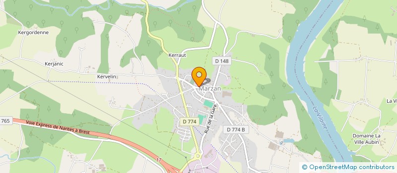 localisation de l'entreprise SCI VILAINE  MARZAN