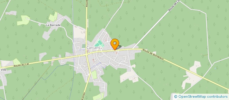 localisation de l'entreprise SCI VILAMENDHOO  CARCANS