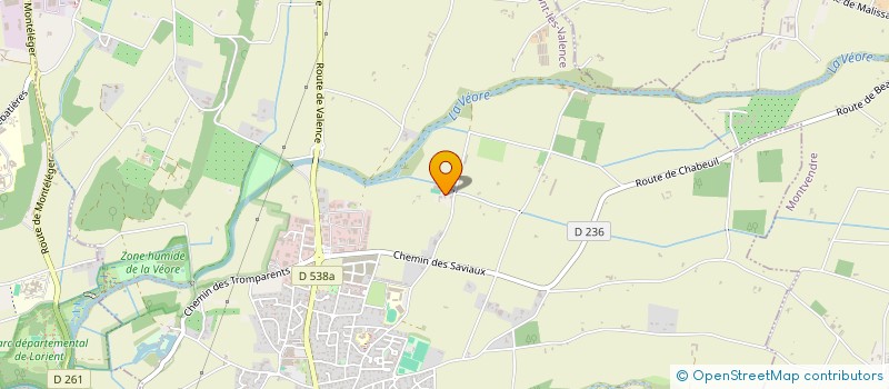 localisation de l'entreprise SCI VILAMESA à BEAUMONT-LES-VALENCE