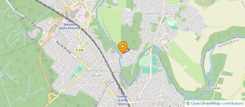 localisation de l'entreprise SCI VILAOSTEO  VARENNES-JARCY