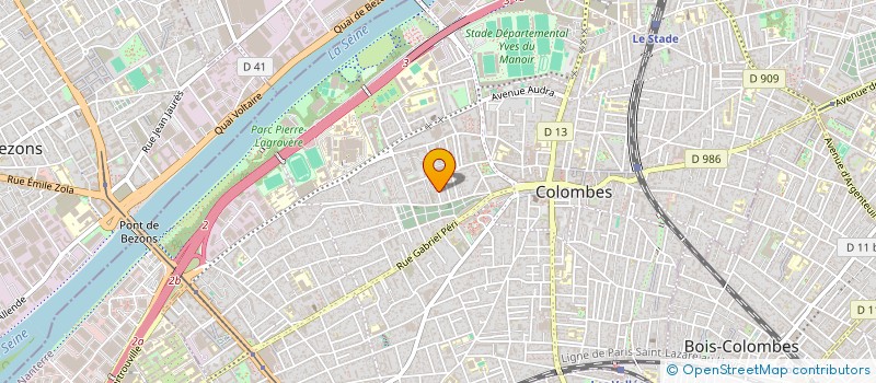localisation de l'entreprise SCI VILAR à COLOMBES