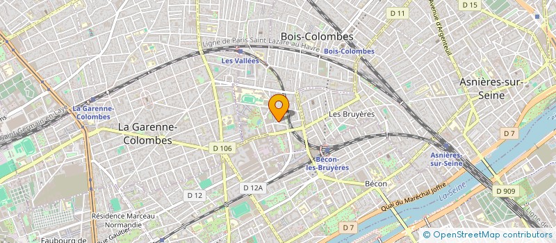 localisation de l'entreprise SCI VILAR DE PERDIJES  BOIS-COLOMBES
