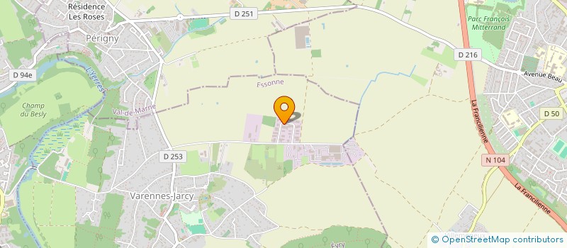 localisation de l'entreprise SCI VILAS BOAS IMMOBILIERE  VARENNES-JARCY