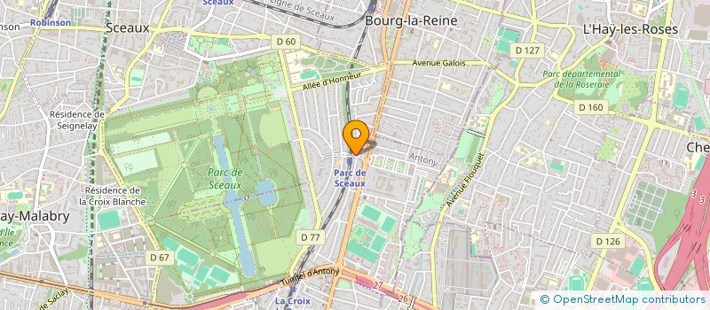 localisation de l'entreprise SCI VILATTE LA GAROUPE à SCEAUX