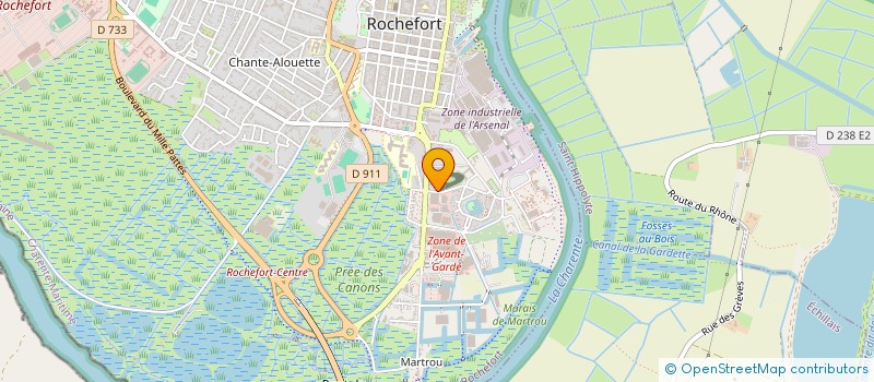 localisation de l'entreprise SCI VILATTE-ROUSSEAU  ROCHEFORT