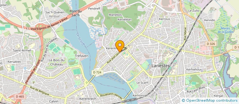 localisation de l'entreprise SCI VILAUME  LANESTER