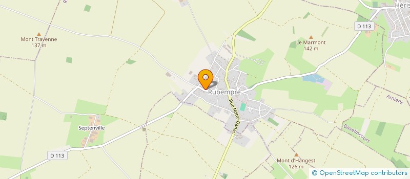 localisation de l'entreprise SCI VILBERT -MARBOTTE  RUBEMPRE