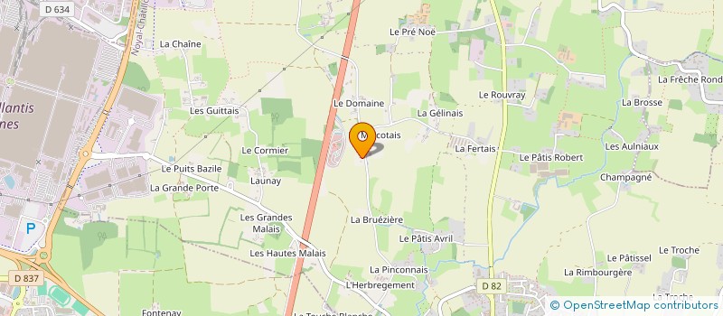 localisation de l'entreprise SCI VILBOUX  NOYAL-CHATILLON-SUR-SEICHE