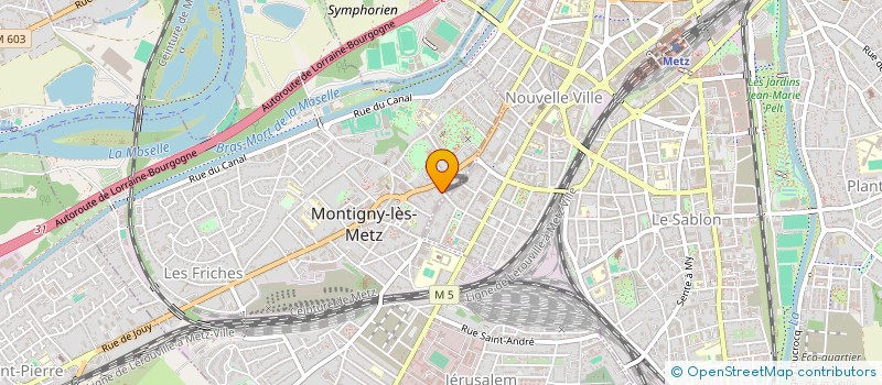 localisation de l'entreprise SCI VILD EN FOURNIRUE  MONTIGNY-LES-METZ