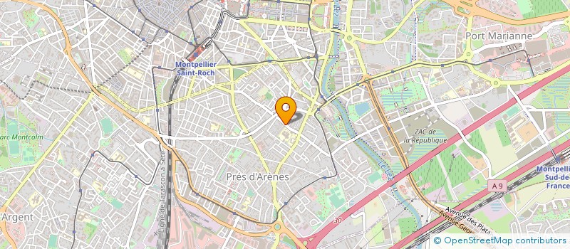 localisation de l'entreprise SCI VILDEM à MONTPELLIER