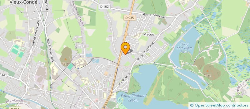 localisation de l'entreprise SCI VILDIM  CONDE-SUR-L'ESCAUT