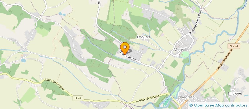 localisation de l'entreprise SCI VILELA  MENVILLE