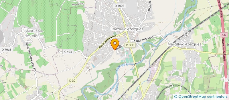 localisation de l'entreprise SCI VILETBURO  CHAZAY D'AZERGUES