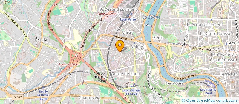 localisation de l'entreprise SCI VILETTE  LYON