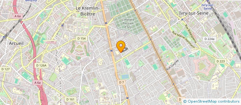 localisation de l'entreprise SCI VILIBUS  VILLEJUIF