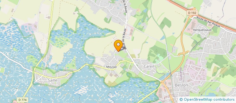 localisation de l'entreprise SCI VILIGNE  GUERANDE