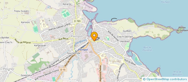 localisation de l'entreprise SCI VILIOU  PAIMPOL