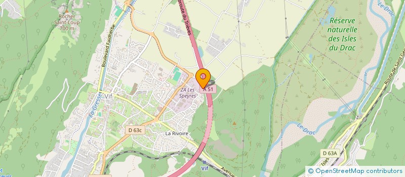 localisation de l'entreprise SCI VILLA  VIF