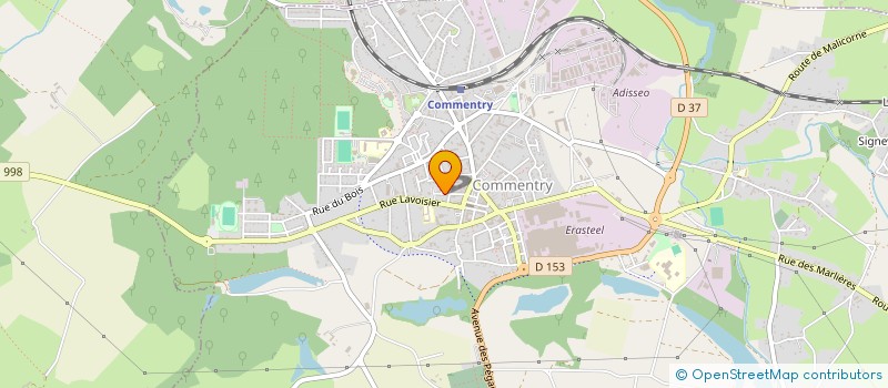 localisation de l'entreprise SCI VILLA  COMMENTRY