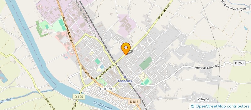 localisation de l'entreprise SCI VILLA  TONNEINS