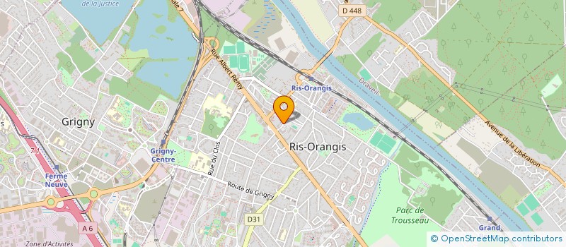 localisation de l'entreprise SCI VILLA à RIS-ORANGIS