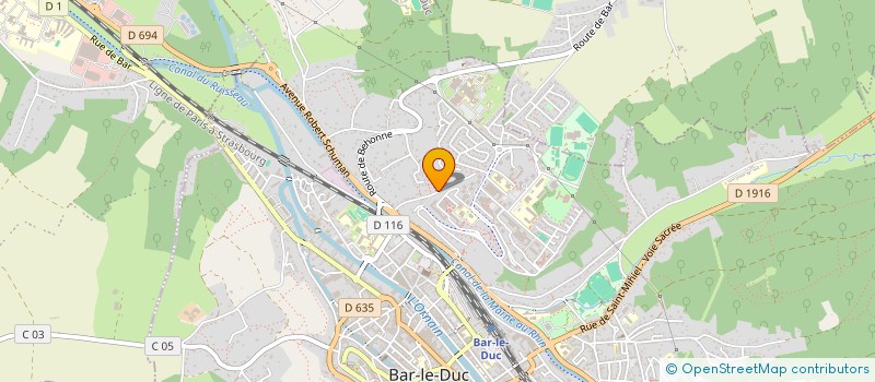 localisation de l'entreprise SCI VILLA  BAR-LE-DUC