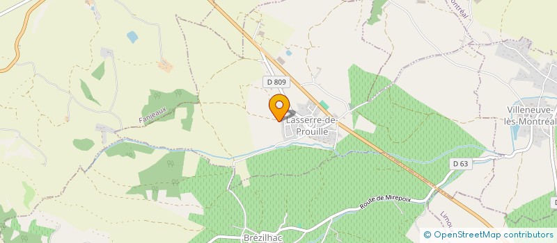 localisation de l'entreprise SCI VILLA  LASSERRE-DE-PROUILLE