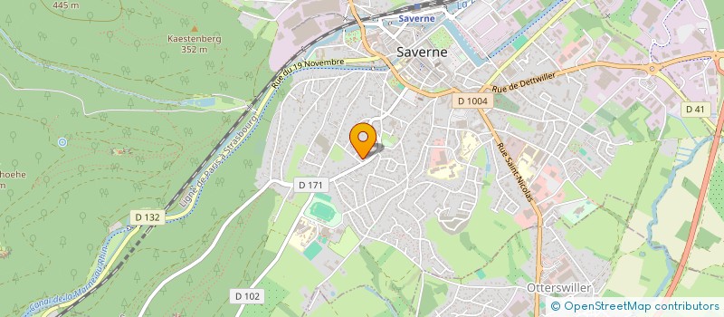 localisation de l'entreprise SCI VILLA  SAVERNE