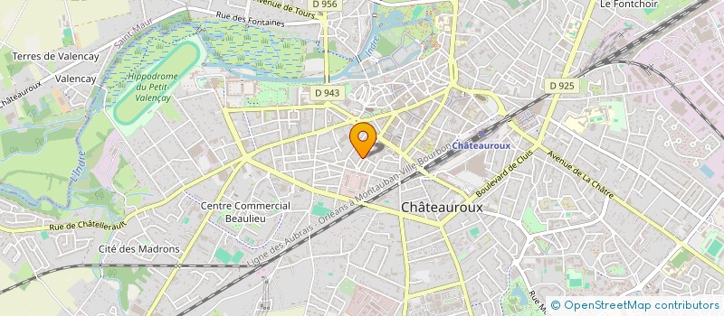 localisation de l'entreprise SCI VILLA A3 à CHATEAUROUX