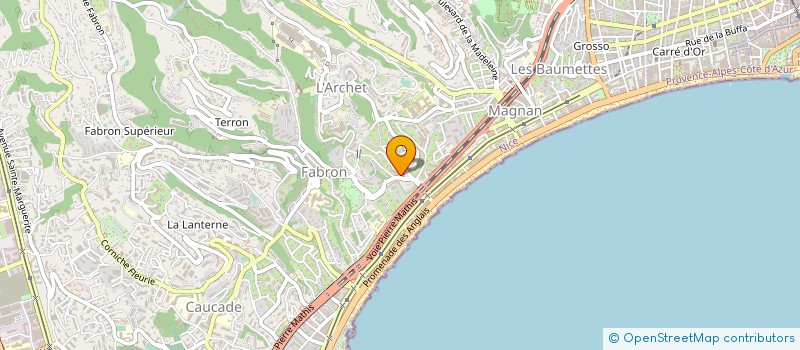 localisation de l'entreprise SCI VILLA ADONIS à NICE