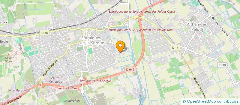 localisation de l'entreprise SCI VILLA ALBA  ENTRAIGUES-SUR-LA-SORGUE