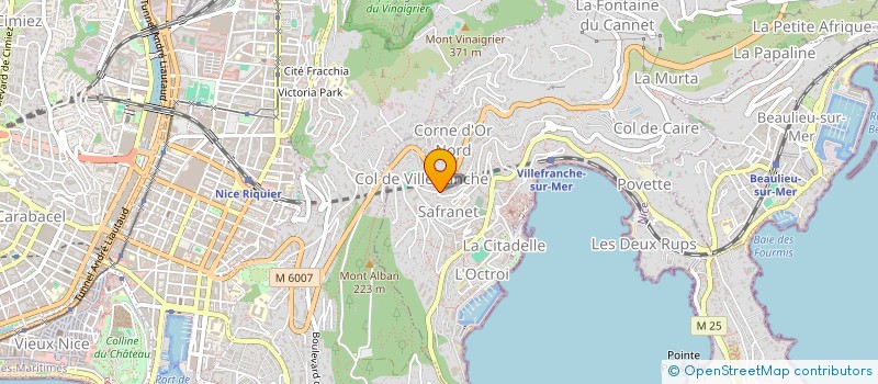localisation de l'entreprise SCI VILLA AMERICA à VILLEFRANCHE-SUR-MER