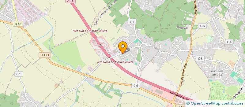 localisation de l'entreprise SCI VILLA AMEXION  MORAINVILLIERS