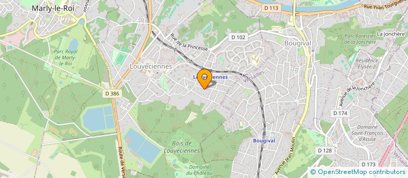 localisation de l'entreprise SCI VILLA APOLINE  LOUVECIENNES