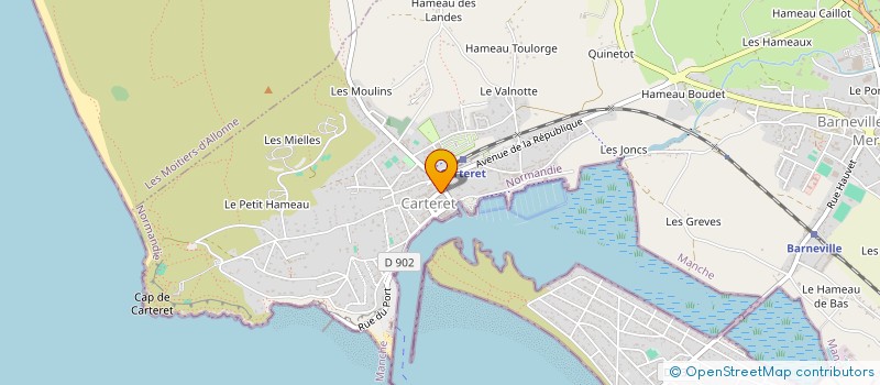 localisation de l'entreprise SCI VILLA AUGUSTINE à BARNEVILLE-CARTERET