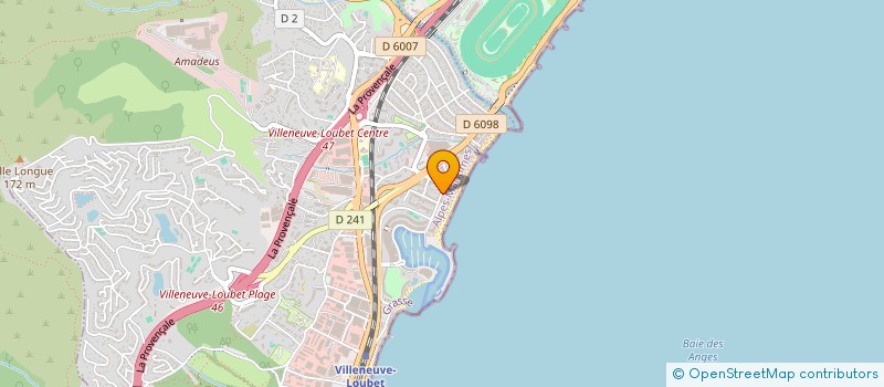 localisation de l'entreprise SCI VILLA AURORA à VILLENEUVE-LOUBET