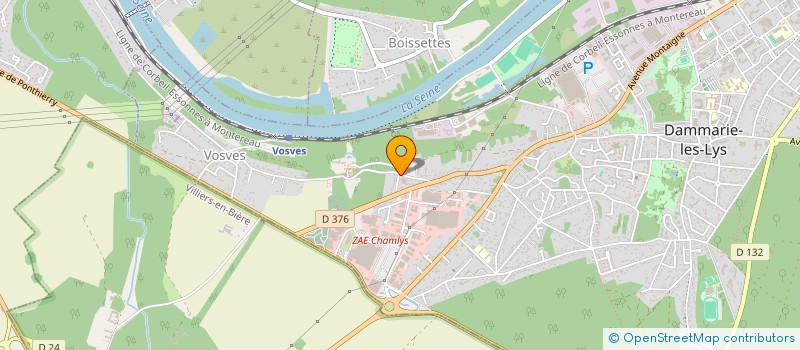 localisation de l'entreprise SCI VILLA AURORE à DAMMARIE-LES-LYS