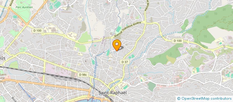 localisation de l'entreprise SCI VILLA BALI à SAINT-RAPHAEL