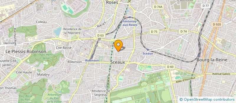 localisation de l'entreprise SCI VILLA BALTARD à SCEAUX