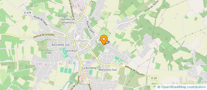 localisation de l'entreprise SCI VILLA BASTAN  FRONTON