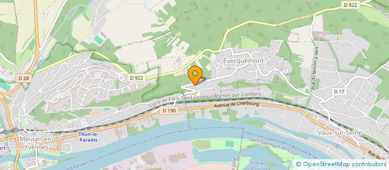 localisation de l'entreprise SCI VILLA BEAUVOIR  EVECQUEMONT