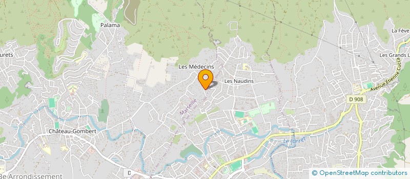 localisation de l'entreprise SCI VILLA BEL AIR  MARSEILLE