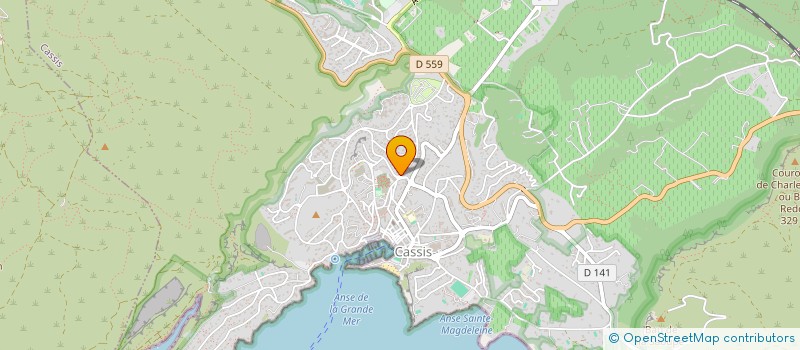 localisation de l'entreprise SCI VILLA BELINE à CASSIS