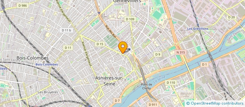 localisation de l'entreprise SCI VILLA BLANCHE à ASNIERES-SUR-SEINE