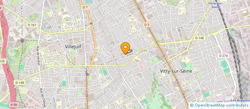 localisation de l'entreprise SCI VILLA BLANCHE  VITRY-SUR-SEINE