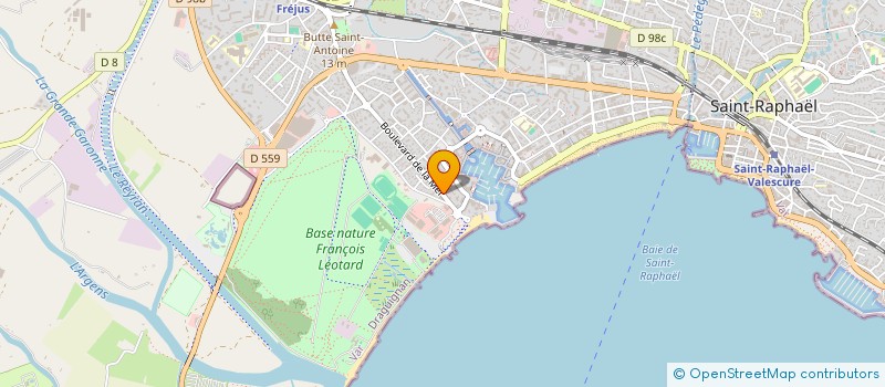 localisation de l'entreprise SCI VILLA BLEU MER à FREJUS