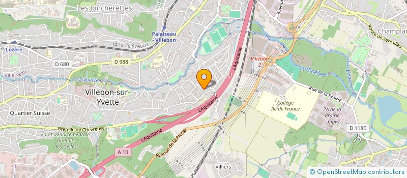localisation de l'entreprise SCI VILLA BONA à VILLEBON-SUR-YVETTE