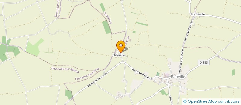 localisation de l'entreprise SCI VILLA BRIAND à RANVILLE-BREUILLAUD